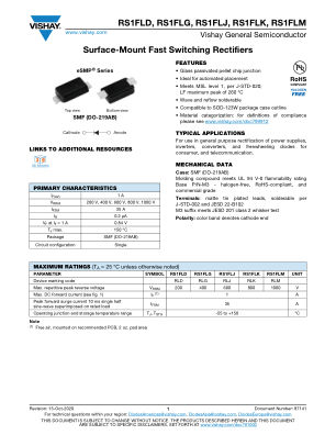 RS1FLD 数据手册首页