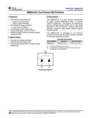 MMBZ27VCL 数据手册首页
