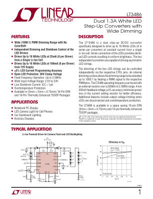 3486FE datasheet cover page
