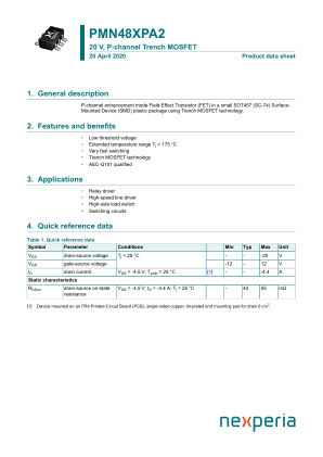 PMN48XPA2X 数据手册首页