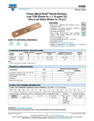 WSBE 数据手册首页