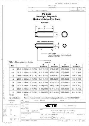 PD-CAP-3 数据手册首页