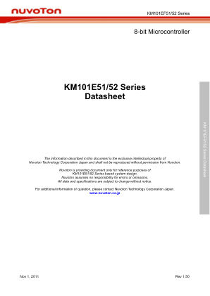 KM101EF51 datasheet cover page