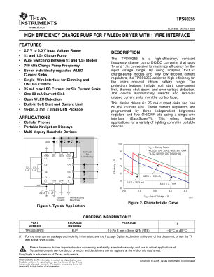 TPS60255 datasheet cover page