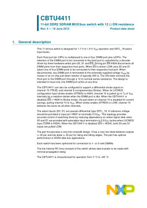 CBTU4411 datasheet cover page