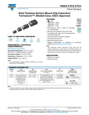 793DCTC 数据手册首页