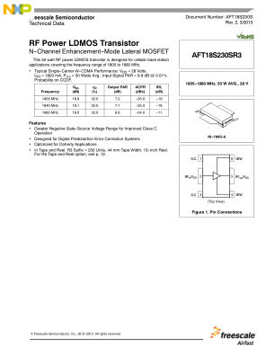 AFT18S230S 数据手册首页