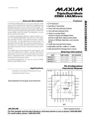 MAX2323-MAX2325 datasheet cover page