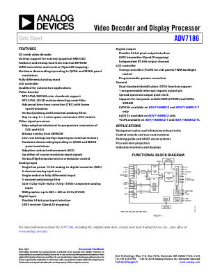 ADV7186 数据手册首页