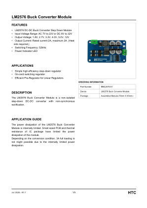 MBC2576-01 datasheet cover page