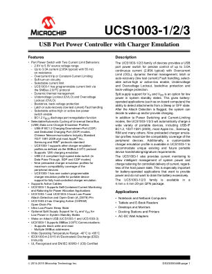 UCS1003-1-BP 数据手册首页