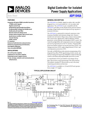 ADP1046A datasheet cover page