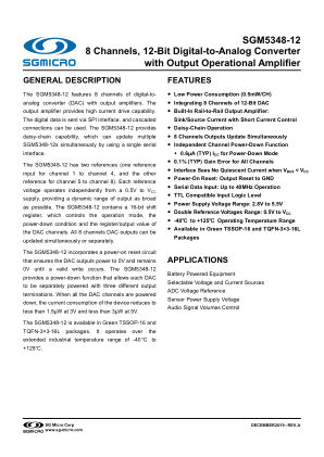 SGM5348-12 datasheet cover page