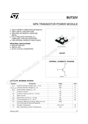 BUT32V 数据手册首页