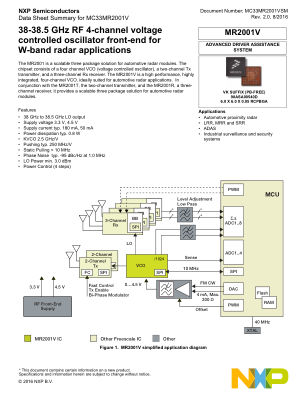 MC33MR2001VSM datasheet cover page