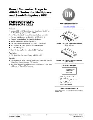 FAM65CR51XZ1 datasheet cover page