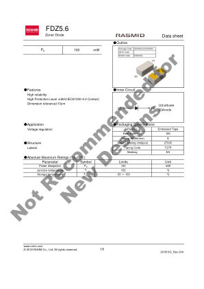 FDZ5.6 数据手册首页