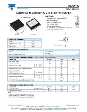 SQJQ112E 数据手册首页