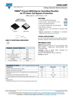 V20DL45BP 数据手册首页