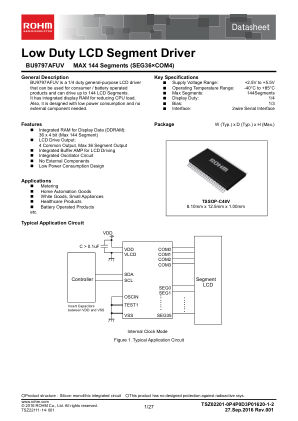 BU9797AFUV datasheet cover page