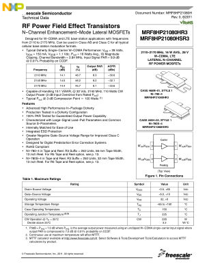 MRF8HP21080H 数据手册首页