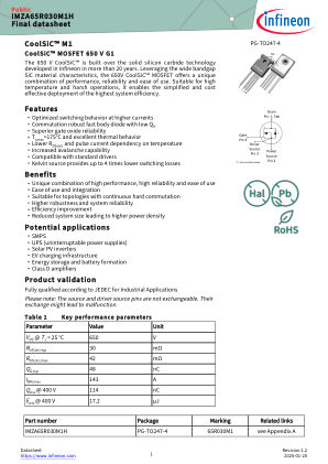 IMZA65R030M1H datasheet cover page