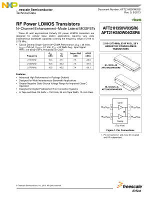 AFT21H350W03S 数据手册首页