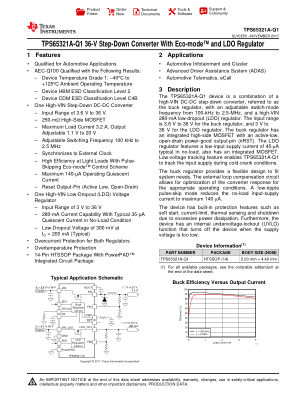 TPS65321A-Q1 datasheet cover page