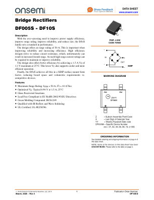 DF10S datasheet cover page