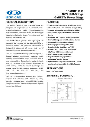 SGMGQ11810 datasheet cover page