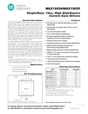 MAX15024-MAX15025 datasheet cover page