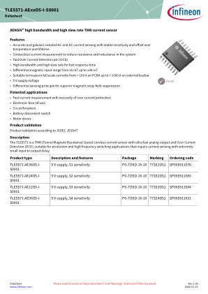 TLE5571-AEXXO5-I-S0001 数据手册首页