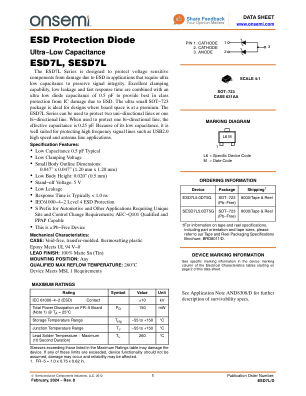 ESD7L 数据手册首页