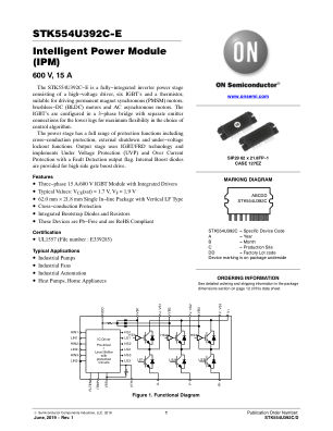 STK554U392C datasheet cover page