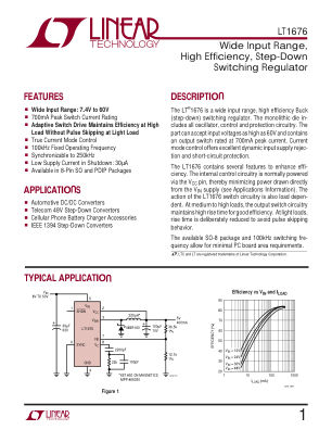 1676F datasheet cover page