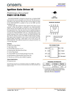 FAD1101B-F085 数据手册首页