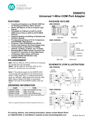 DS9097U-DS9097U-S09 datasheet cover page