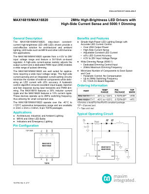 MAX16819-MAX16820 datasheet cover page