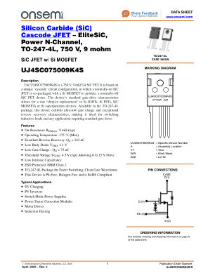 UJ4SC075009K4S 数据手册首页