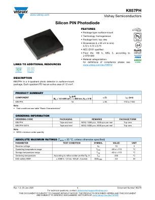 K857PH 数据手册首页