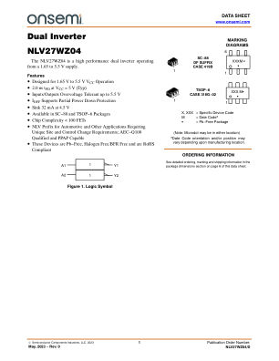 NLV27WZ04 datasheet cover page