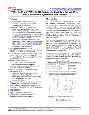 TPS7H4104-SP datasheet cover page