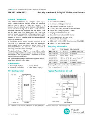 MAX7219-MAX7221 datasheet cover page