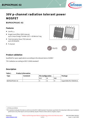 BUP03CP010C-02 datasheet cover page