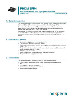 PHDMI2FR4Z datasheet cover page