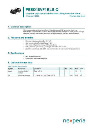 PESD18VF1BLS-QYL datasheet cover page