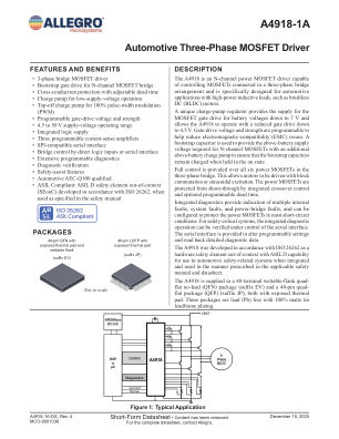 A4918-1A 数据手册首页