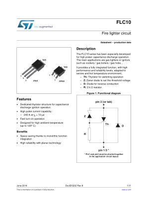 FLC10 datasheet cover page