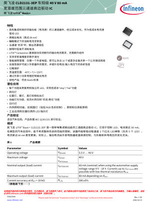 CLD2131-3EP 数据手册首页