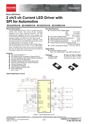 BD18398EUV-M datasheet cover page